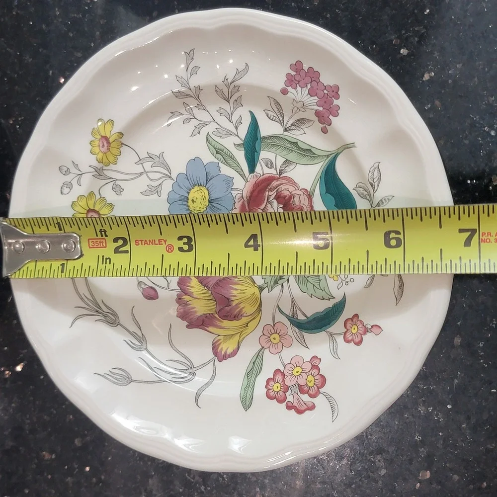 Spode Copeland Gainsborough S245J Bread Butter Plates 6.25 Inch Set of 4 England
